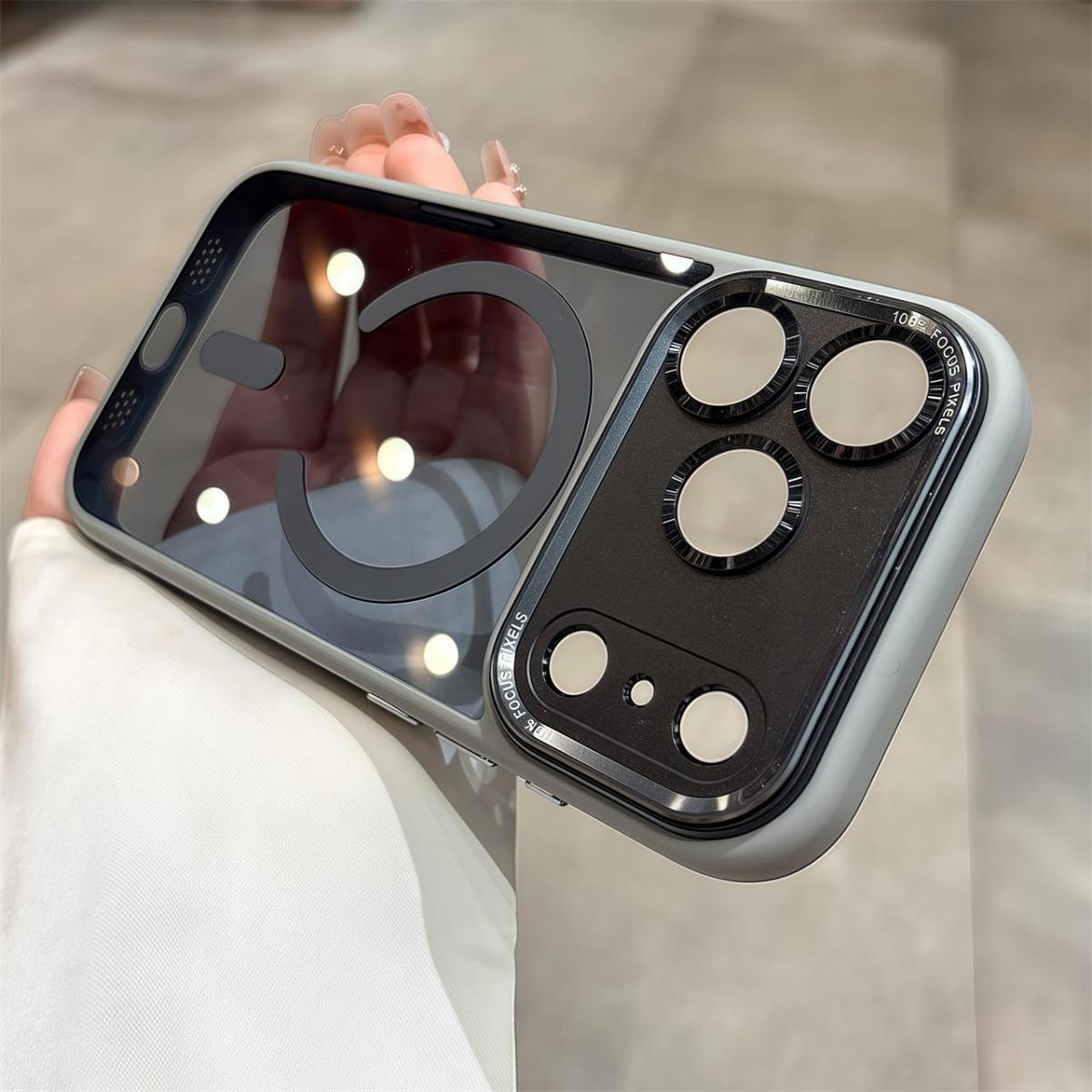 【 iPhone17 case 】Scrub skin sense magnetic for iphone17Pro Max 16 15 Air iPhone case silicone soft shell TPU+PC shockproof