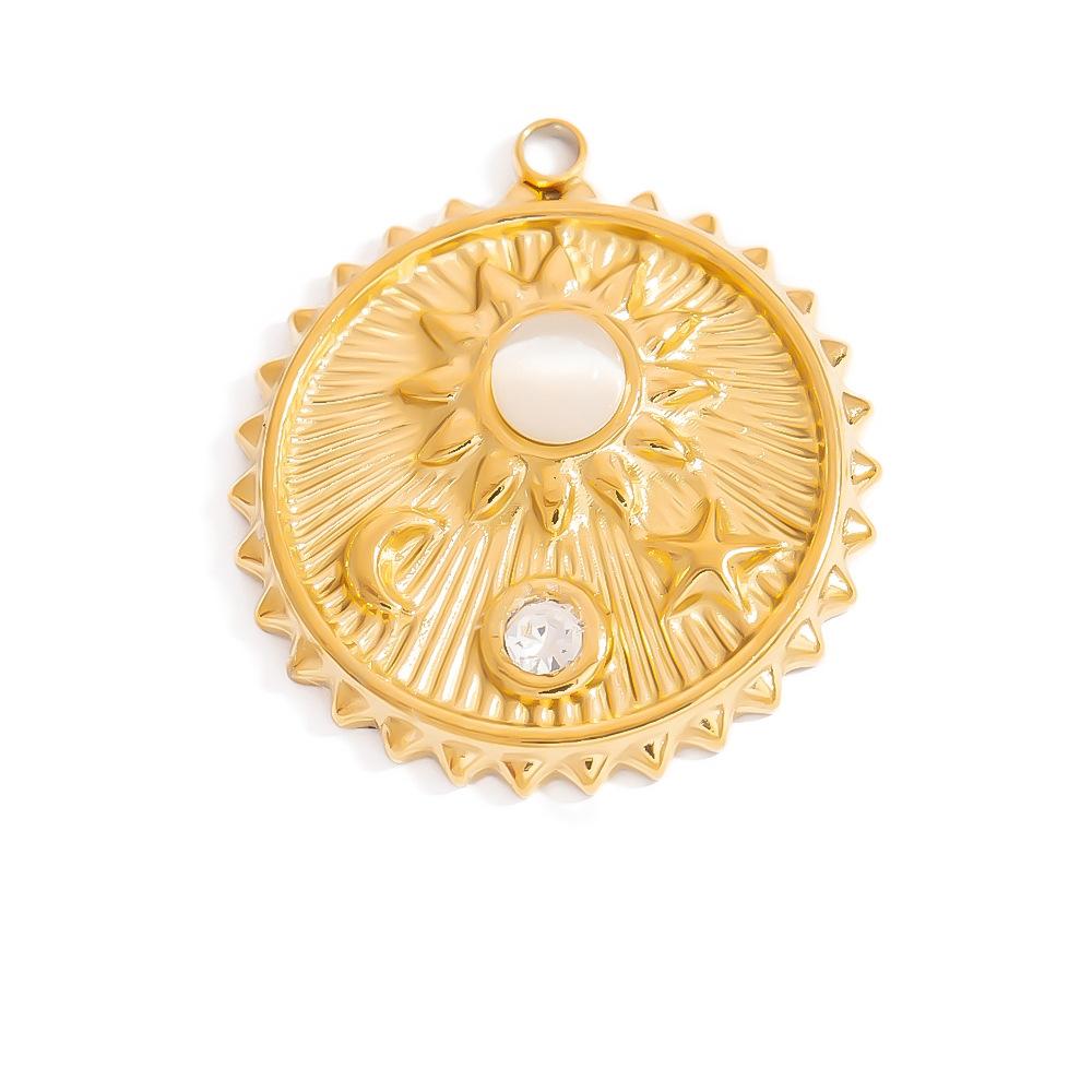 Titanium steel DIY jewelry accessories, stainless steel necklaces, bracelets, pendants, 18K gold pendants, accessories, and ornaments