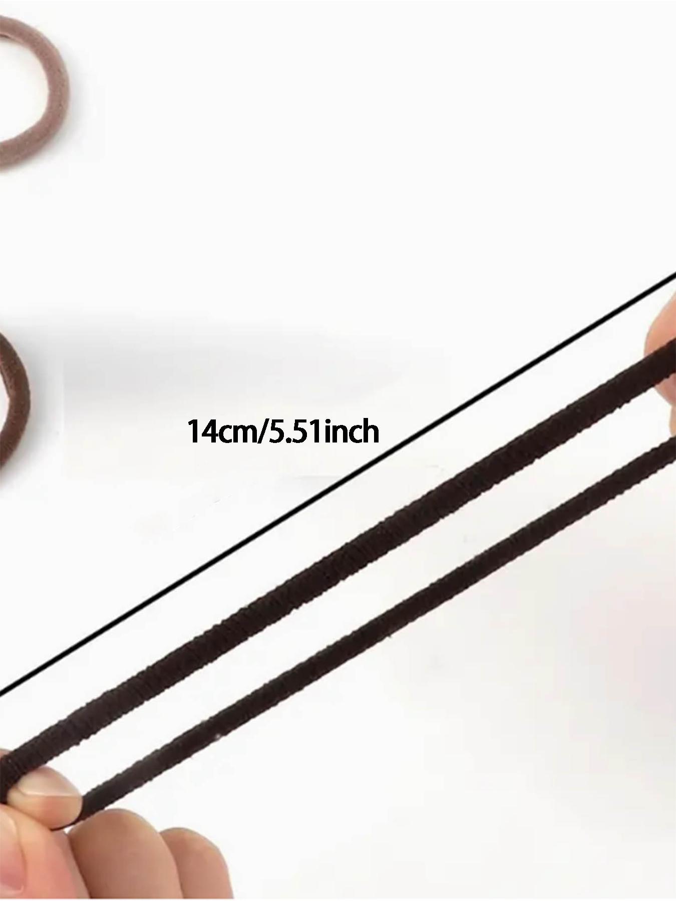 Simple Style Plain Color Hair Tie Set, Scrunchies, Elastic Hair Ties, Elastic Hair Accessory, Casual Versatile Hair Accessories for Women & Girls, Minimalist Headwear Suitable for Thick Hair, mothers day gift, mothers day gift ideas