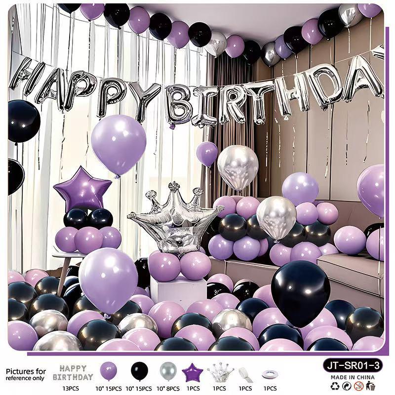 Instagram-style birthday balloon set, party atmosphere decoration, scene arrangement, background wall decoration, suitable for birthday parties and holidays Instagram-style birthday balloon set, party atmosphere decoration, scene arrangement, background wall decoration, suitable for birthday parties and holidays