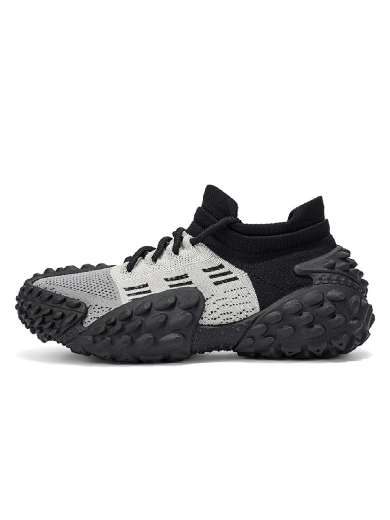 Men's Casual Running Shoes, Flyknit Sneakers, Thick Sole Sports Shoes, Comfortable Shock Absorption Anti-Slip Design, Outdoor & Daily Wear, Athletic Running Shoes, Workout Sneakers, Cushion Running Shoes, Fashion Running Sneakers, Running Sports Footwear