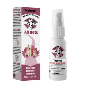 Pet Flea & Tick Repellent Spray for Cats & Dogs - External Anti-Itch Treatment, Parasite Removal Solution