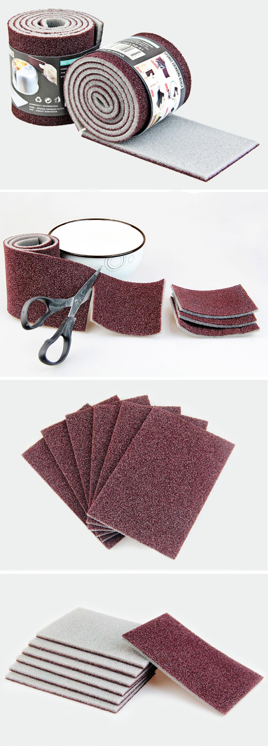 Magical melamine sponge for motorcycle parts and kitchen - heavy-duty cleaning sponge