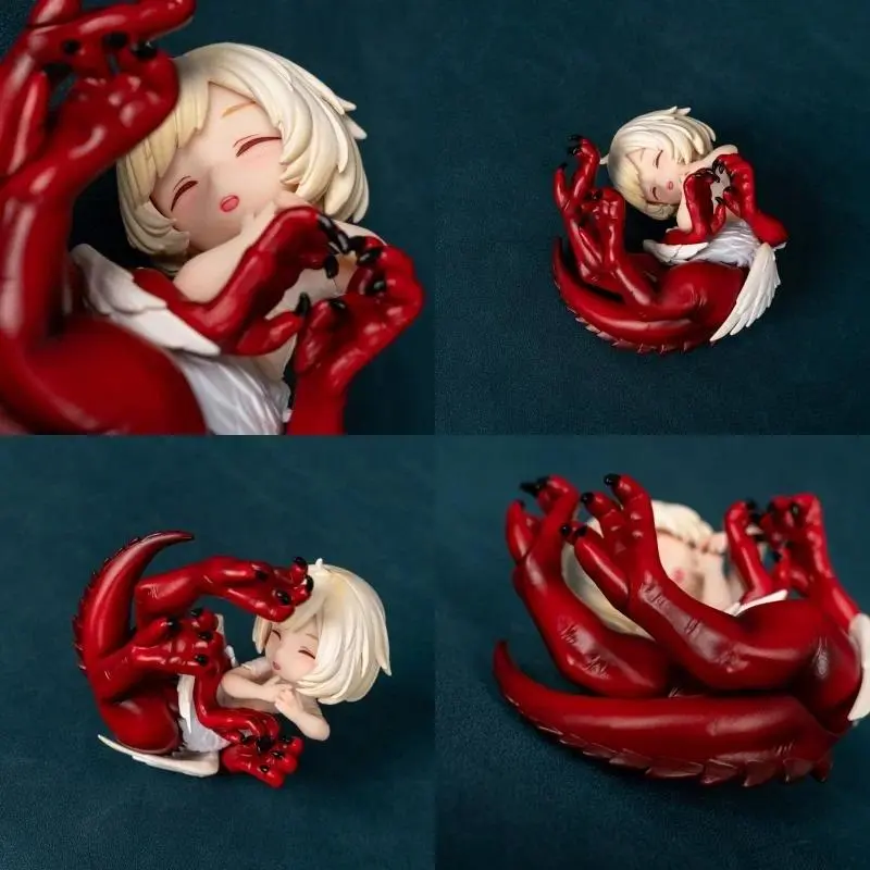 Delicious In Dungeon Falin Chimera Q-Version Chibi Anime Figure, PVC Collectible Model Toy for Anime Fans, Desktop & Car Decoration
