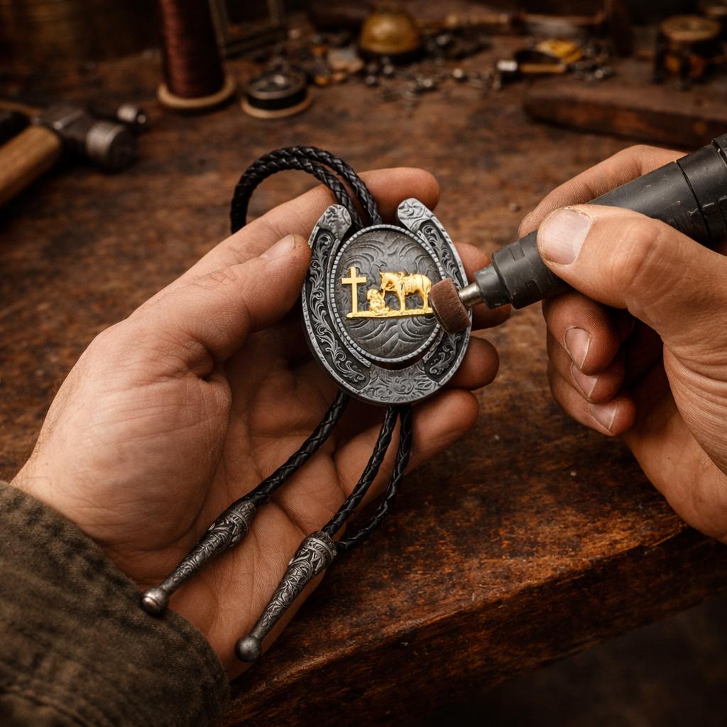 Western Bolo Tie for Men, Cowboy Horse Bolo Tie with Gold-Tone Horse Slide, Vintage Rodeo Necktie, Native Western String Tie for Country Weddings, Parties and Gifts Western Bolo Tie for Men, Cowboy Horse Bolo Tie with Gold-Tone Horse Slide, Vintage Rodeo Necktie, Native Western String Tie for Country Weddings, Parties and Gifts