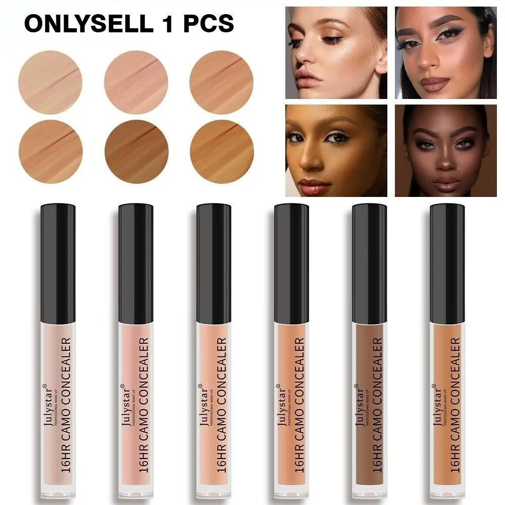 Waterproof Long-Lasting Concealer, Sweat-Resistant Coverage, Covers Blemishes and Dark Circles, Perfect for All-Day Wear
