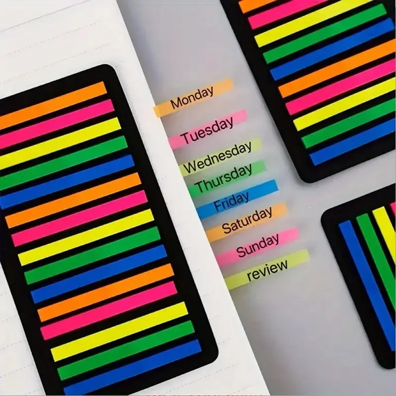 900pcs/1800pcs Ultra-thin Index Stickers For Reading Marks And Messages PET Sticky Notes Can Be Pasted school stationery stickers