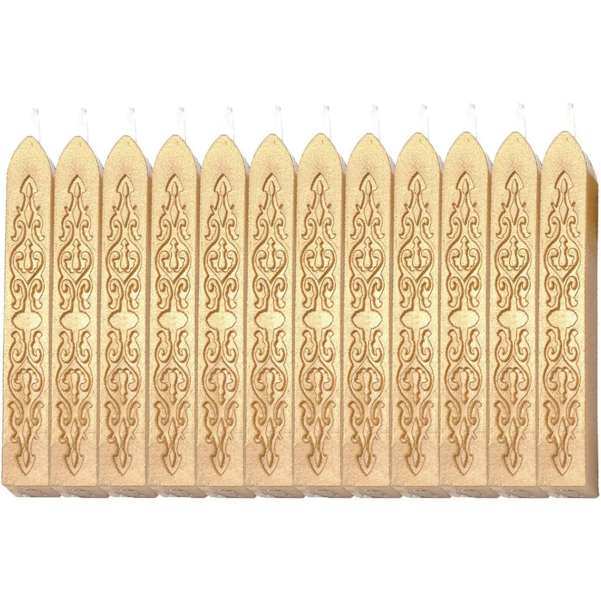 12 count Sealing Wax Sticks with Wicks, Antique Light  Totem Fire Manuscript Seal Wax for Wax Seal