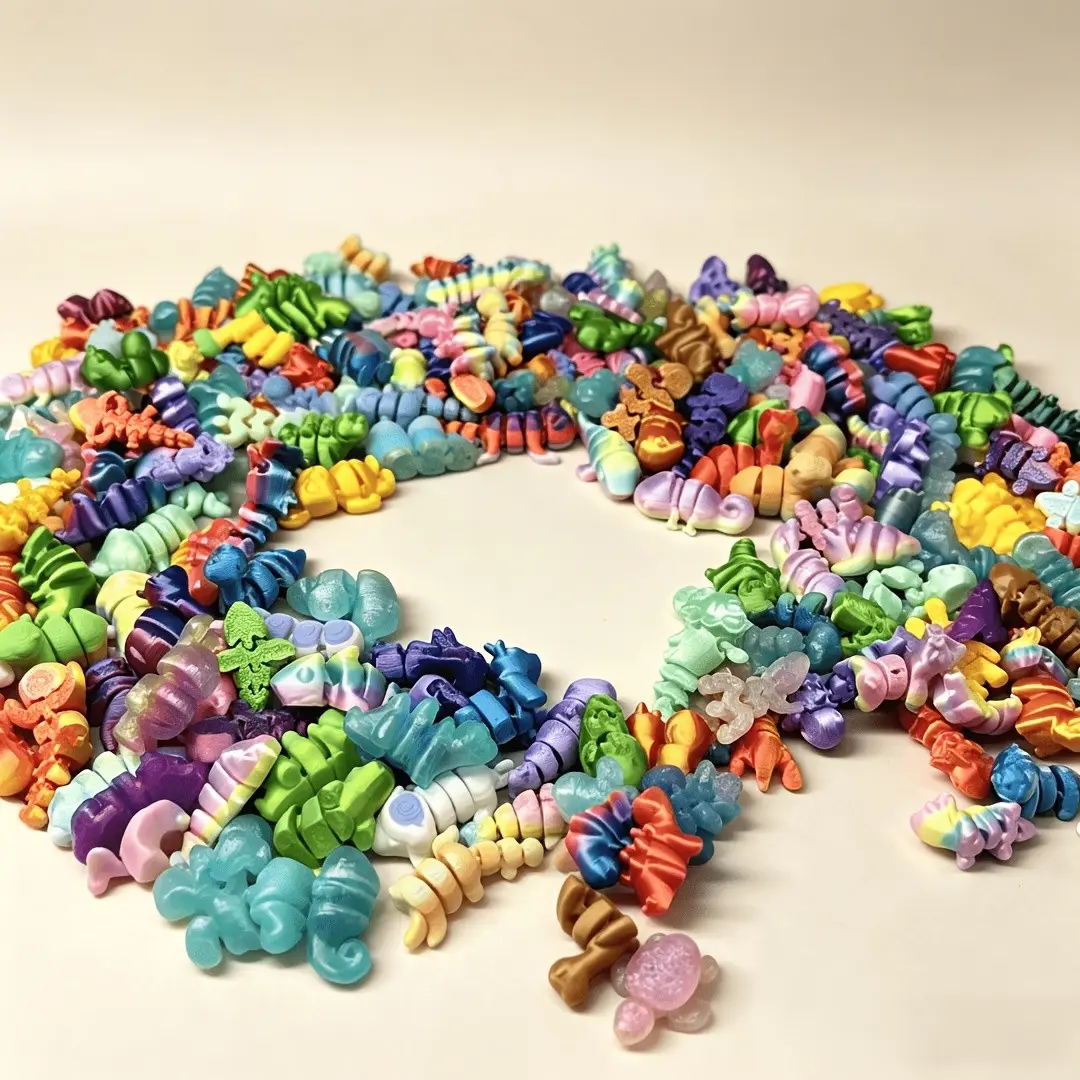 29/39/49pcs Mini Animal Figurine Set - Colors and Styles Shipped Randomly - Value Pack - Fantasy Dinosaur, Elephant, Giraffe, Hippo, and Other Plastic Collectible Statues - Halloween/Easter/Christmas/Holiday Universal - Various Themed Party