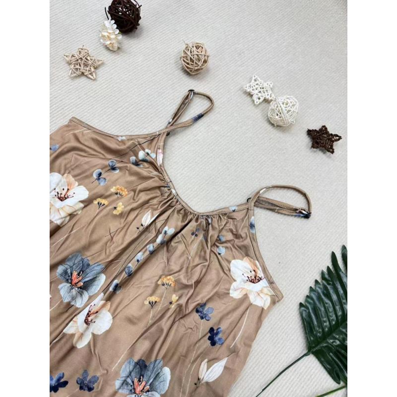 Comfortable Loose Jumpsuit U Neck Ruched Fit Sleeveless Floral Pocket Design Perfect Vacation Selection Precise Tailoring Casual Summer Beach Holiday Travel Resort Outfit Women'S Romper Jumpsuit With Pockets Flowy Beach Cover Up Summer Clothes 2026