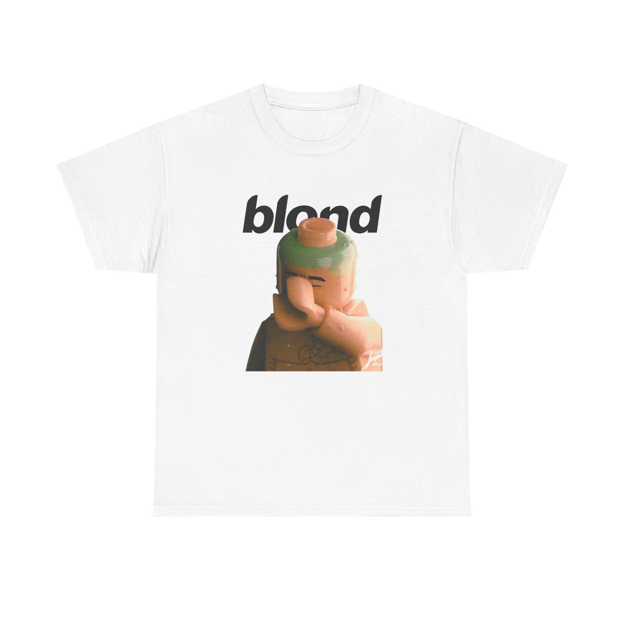 Frank Blond Block Graphic Tee| Retro Vintage Unisex Short Sleeve for Casual Daily Streetwear