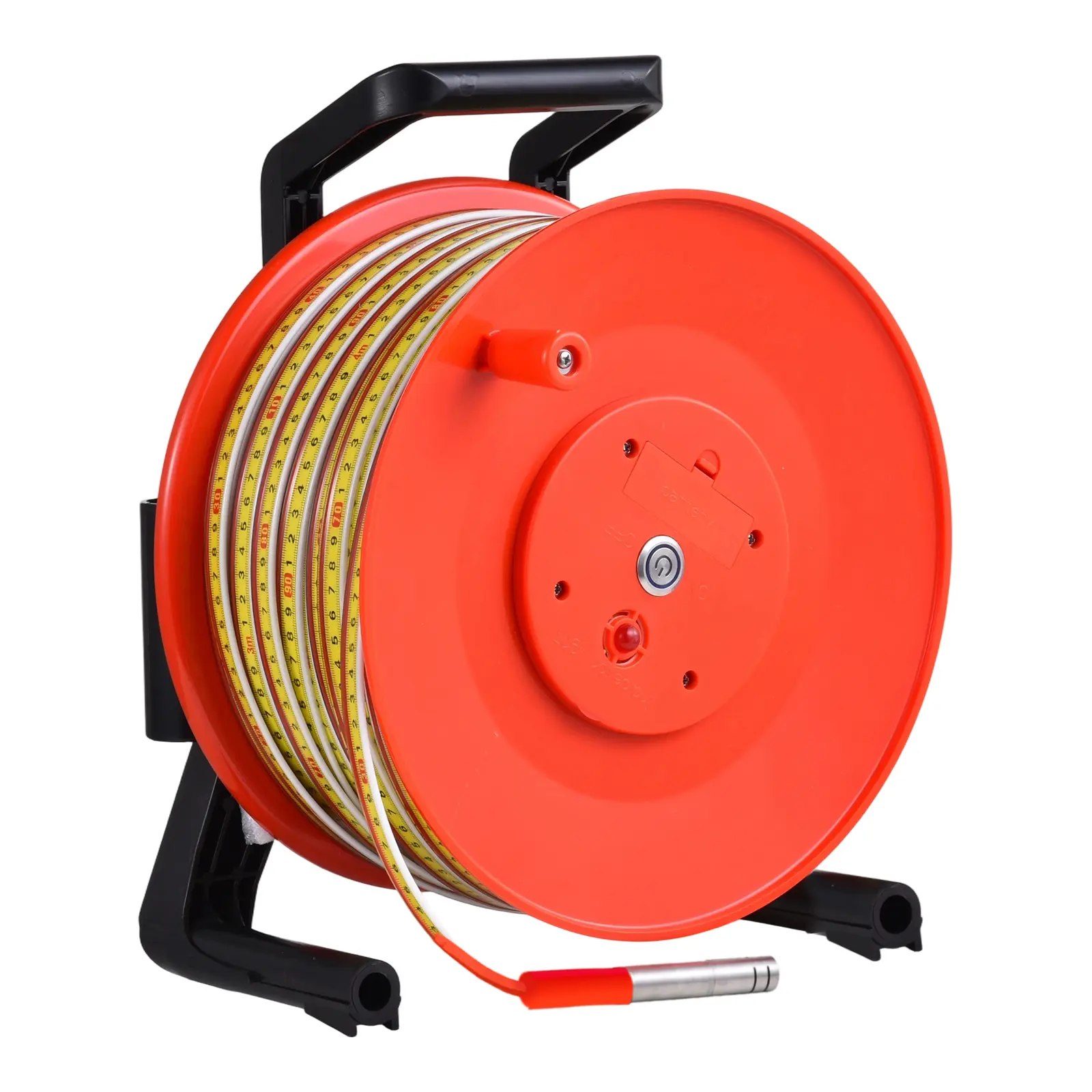 Deep Well Water Level Meter - 10m-300m Depth Gauge with Fixed Probe & Steel Tape for Accurate Groundwater Measurement in Wells, Boreholes, Reservoirs & Pipes