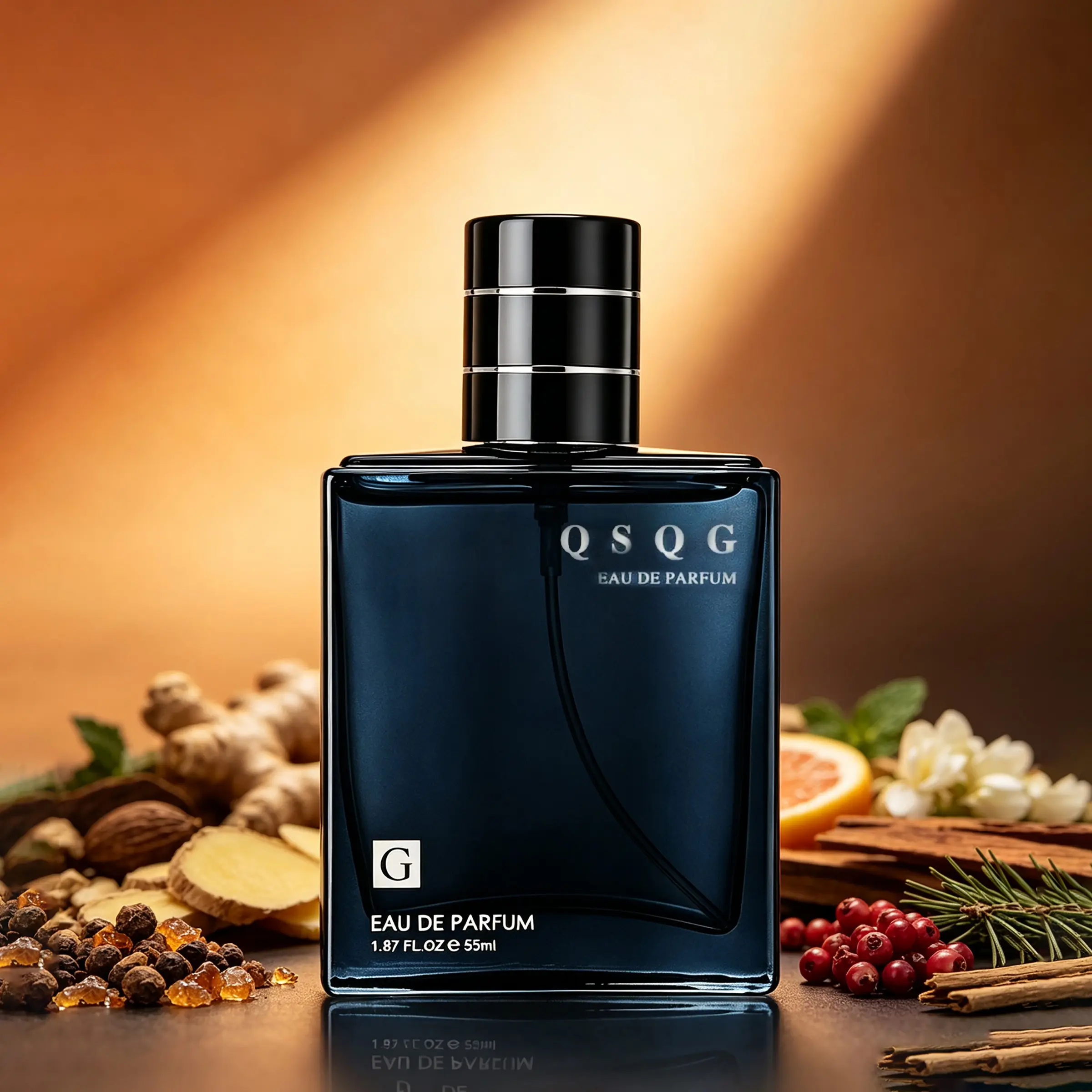 Perfume for Men and Women, Oriental Woody Aroma, Woody Scents with Labdanum & Ginger Top, Mint & Jasmine Heart, Sandalwood & Incense Base, a Warm Complex Scent for Fall Night or Office, a Unisex Fragrance Gift of Cologne.