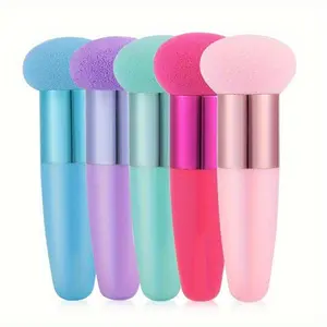 5PCS New Style Makeup Brushes & Puffs Set with Handle, Professional Women's Makeup Tools