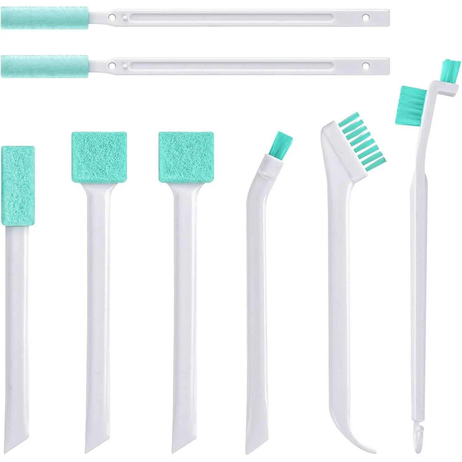 Small Cleaning Brushes Set, 4 count Crevice Household Cleaning Tool for Window Track  Sliding Door Bottle Gaps Humidifier Baseboard,  Detail Scrub Cleaner Tool Gadget Kitchen Bathroom Set