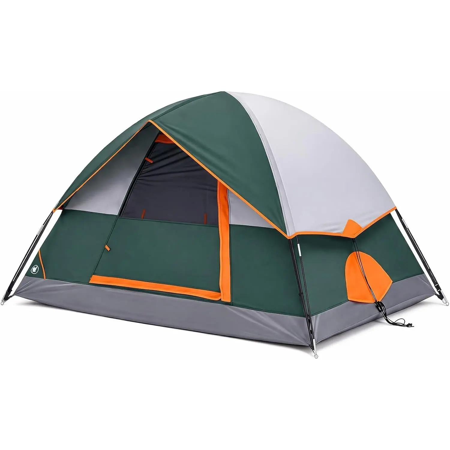 2/4/6/8 Person Cabin Tents for Camping, Outdoor Tent 5-Minute Quick Setup with Mesh Doors, Windows, Waterproof & Sturdy Poles, Ideal for Family Camping, Hiking Outdoor Use