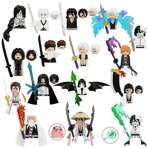 2026 hot item Blind Box KDL824 WM6164 Building Blocks Mini Model Figures Anime Bleach Kurosaki Ichigo Kuchiki Rukia Cartoon Christmas Gift Toy