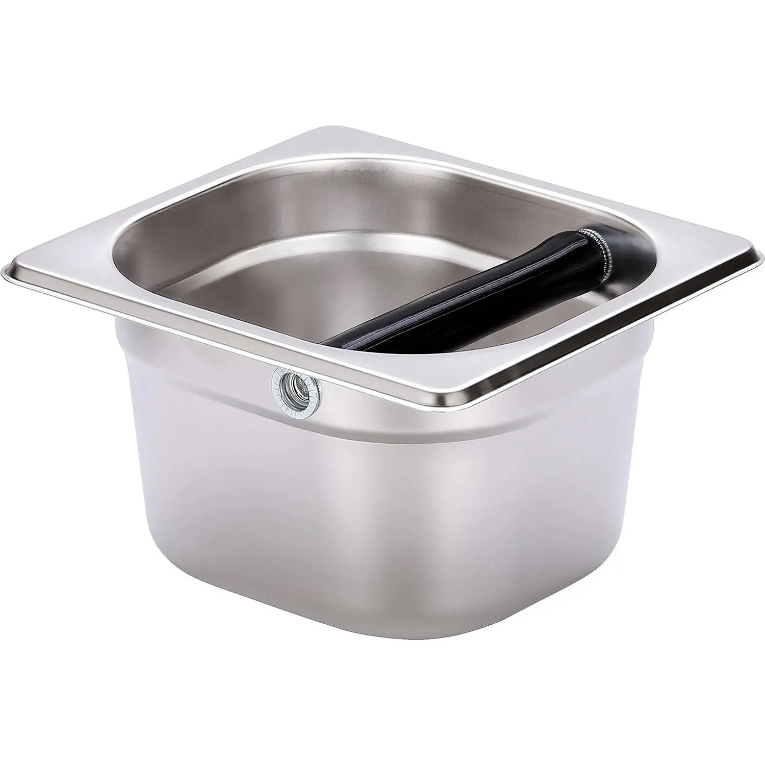 Coffee Knock Box Stainless Steel, Espresso Knock Box Stainless Steel, Knock Box for Espresso Coffee Grounds, Knock Box Small