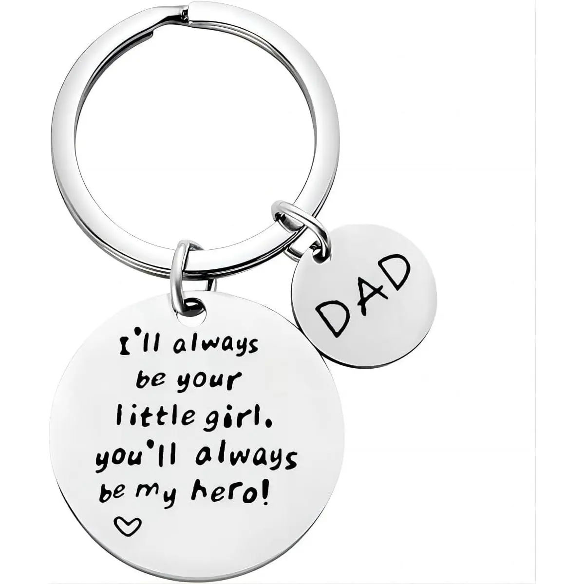 Gifts For father dad Day Fathers  for Key Chain Lovers, Funny Engraved Stainless Steel , Fathers day dad  for dad men grandpa.