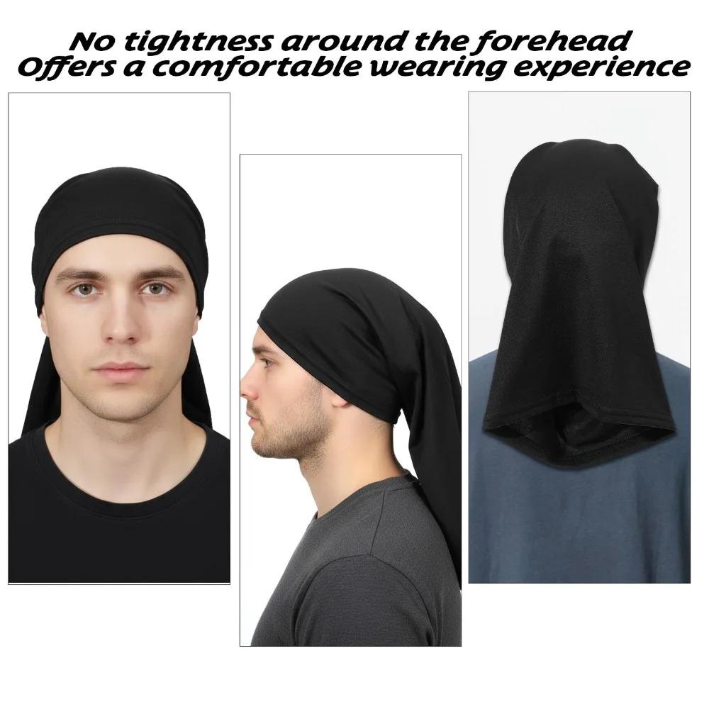 6pcs Dreadlock Cap Tube Bands Elastic Long Hair Dreads Head Wraps Locs Socks for Dreads,Unisex Spandex Dreadlock Cap for Daywear