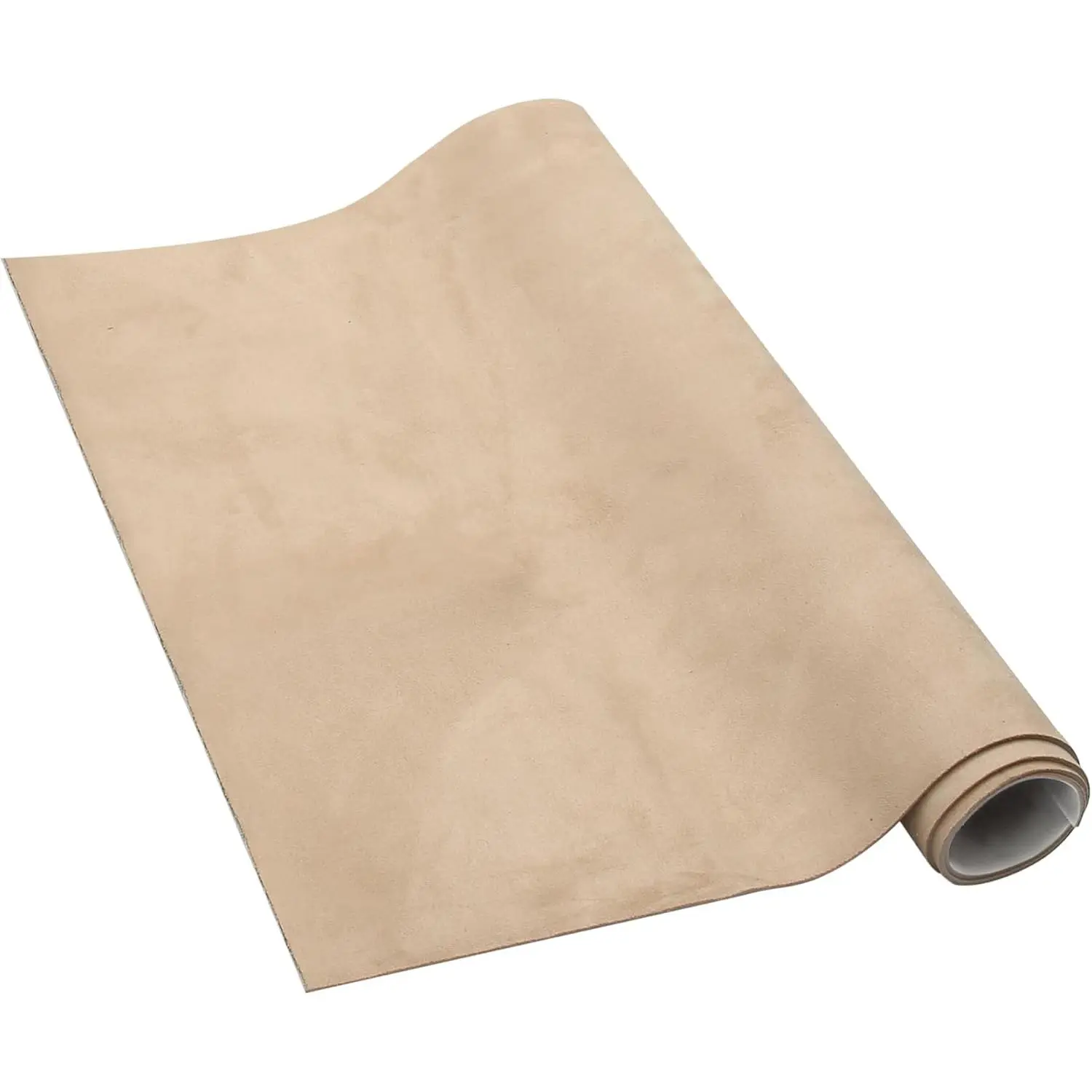 96"L x 60"W Suede Fabric Headliner Interior Trim DIY Roof Repair Replacement with Foam Backing for Car Truck RV SUV Boat Automotive Beige