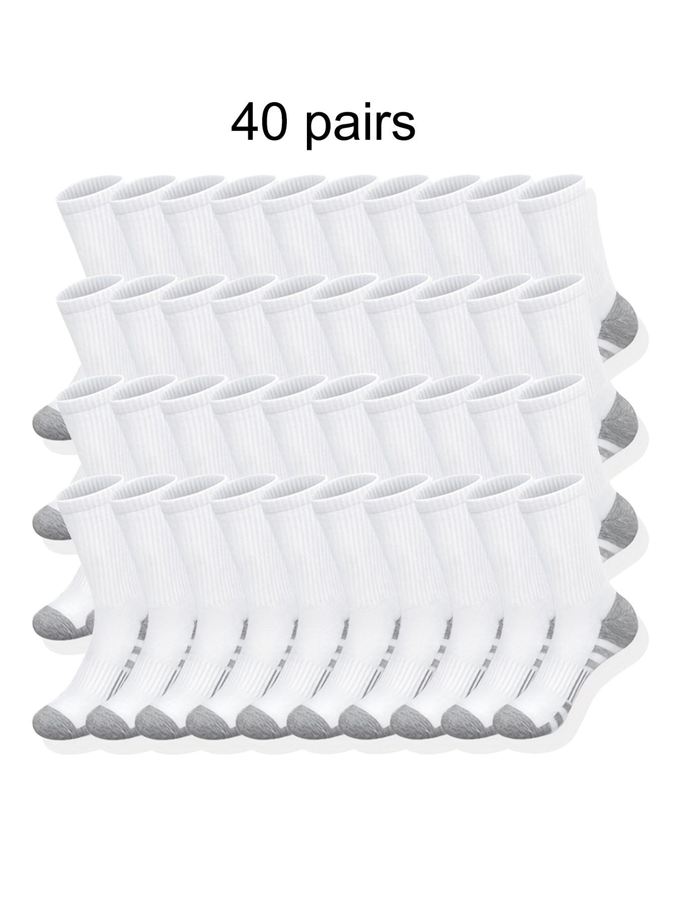 Men's Patchwork Crew Socks, Breathable Fabric Socks, Casual Comfortable Breathable and Soft Socks for Daily Wear, Multipack Knit Socks for All Seasons