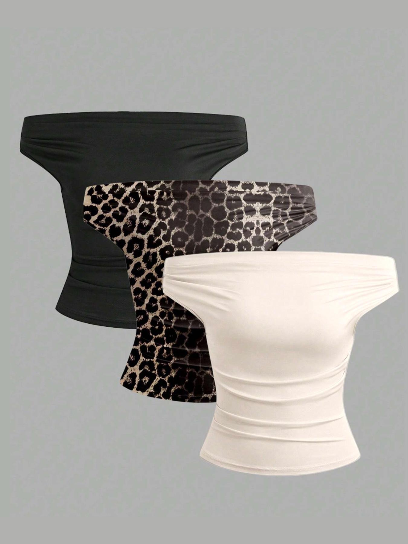 Women's Solid Off Shoulder Tee, Elegant Fashion Ruched Top for Daily Outdoor Wear, Ladies Clothes for All Seasons