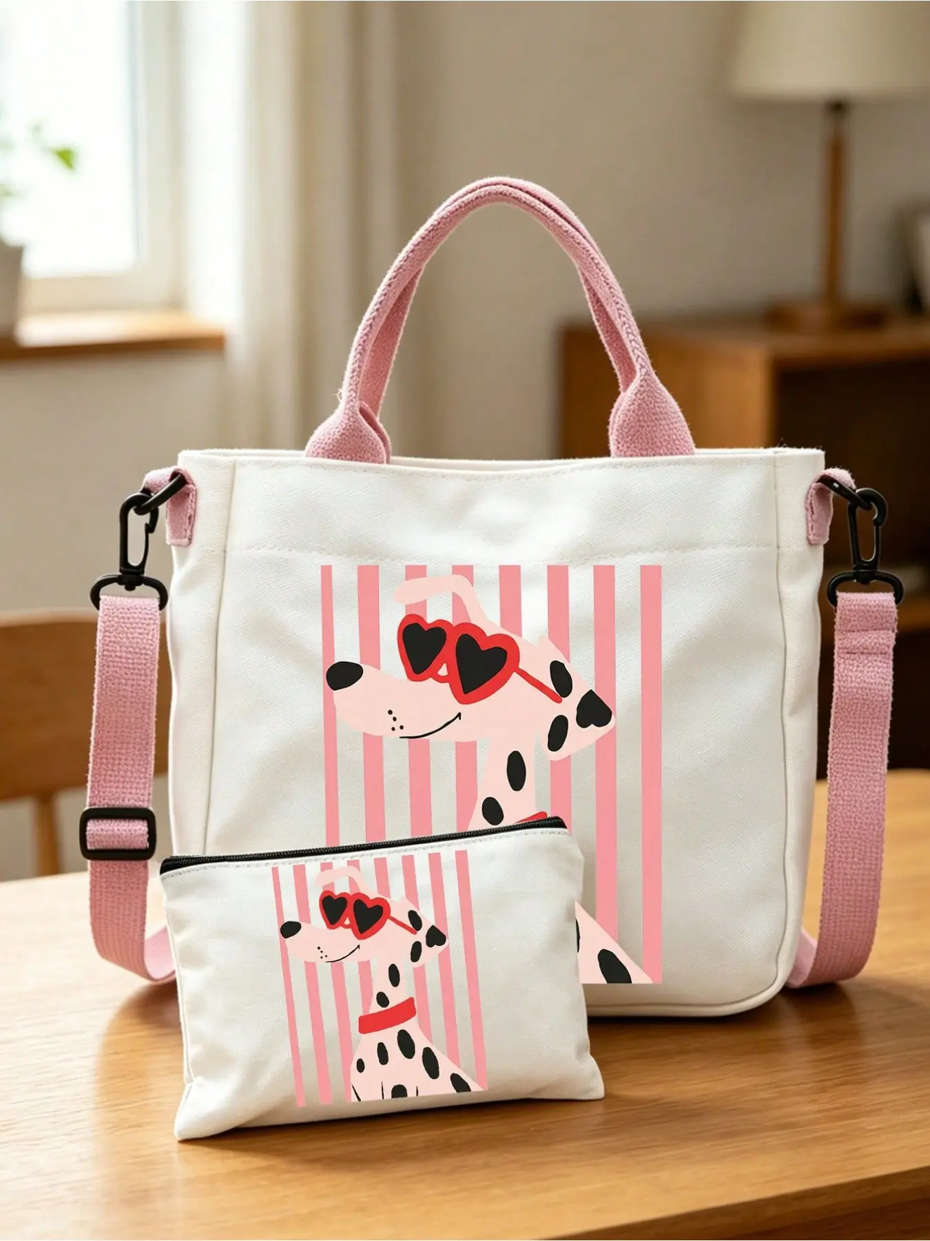 Multi-Purpose Dachshund Print Women Tote Bag, Large Lightweight Durable Shoulder Crossbody Handbag for Work School Travel Beach Shopping, Practical Back to School Gift for Teachers Ladies Parents