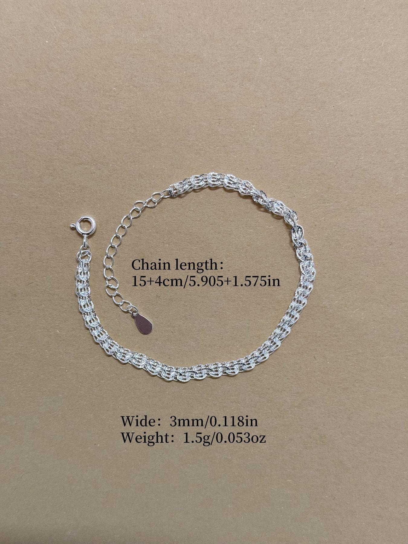 S925 Sterling Silver Fashion Phoenix Tail Design Bracelet, Fashion Jewelry for Party, Daily Clothing Decor, Trendy All-match & Exquisite Jewelry for Birthday Gift, Elegant Jewelry Bracelet