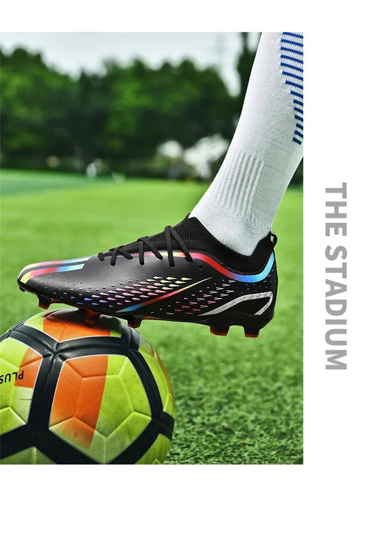 New Cross-Border Football  for Men And Women Training Cleats Short Durable for Primary And Middle School Students anti-slip sport shoe