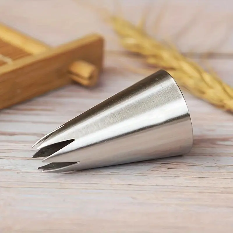 1pc Medium 1M Piping Tip - Perfect for Cake Decorating & Baking Supplies!