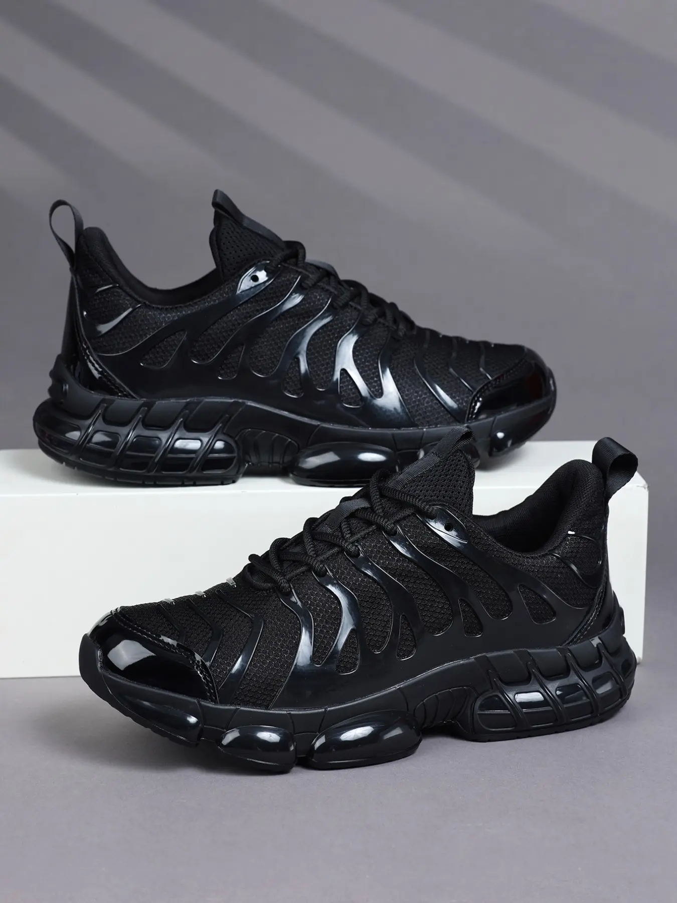 New Rotation Buckle Men's Casual Shoes, Breathable Sport Sneakers, Versatile Thick Sole Dad Shoes, Soft Comfort Running Shoes, Unisex Couple Daily Wear