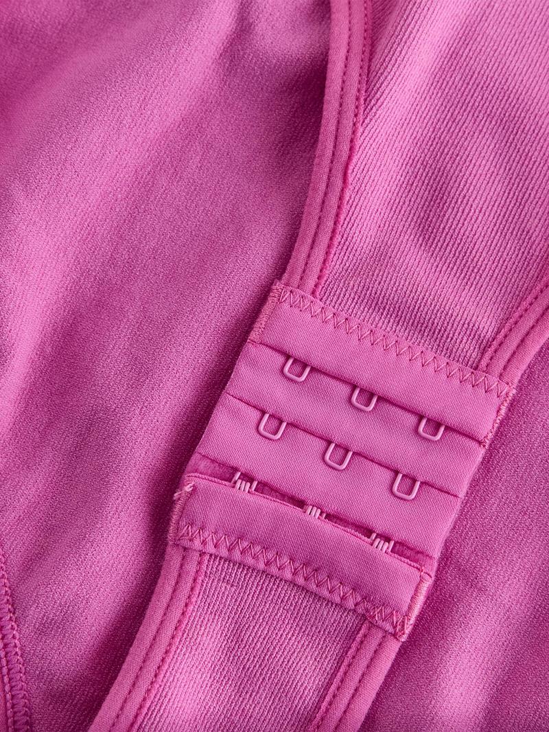 Women's Plus Size Seamless Square Neck Sleeveless Bodysuit, High Stretch Breathable Body Shaper for Casual Parties and Daily Wear