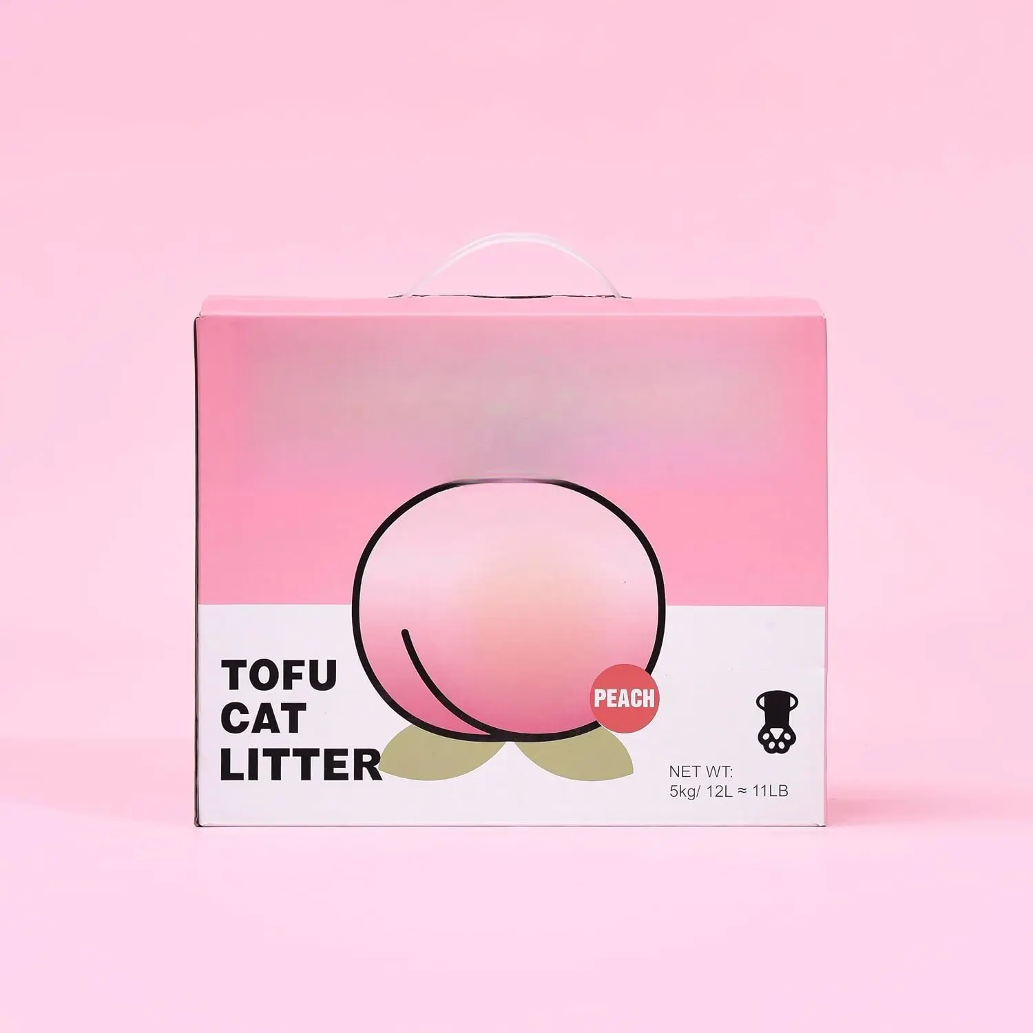 Tofu  Litter Gen3 –   &  Clumping Formula, -Clumping, Odor-Control, Flushable, Low-, Dust-Free – Value Box, 1 Box=11 lb, Peach