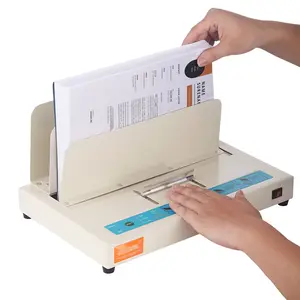 Thermal Binding Machine with 500 Sheets Capacity, 50mm Binding Thickness, A3 (Short Edge) / A4 / A5 Document Binder, Infrared Optical Detection, User-Friendly Design, Quick Binding, Professional Office Binding Equipment
