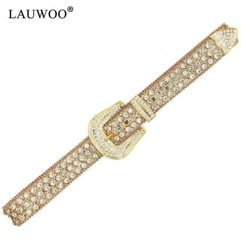 BB belt Diamond Rhinestone Belts Fashion Luxury Crystal Studded Pin Buckle Belt Cinto De Strass Belts for Women Jeans Decoration