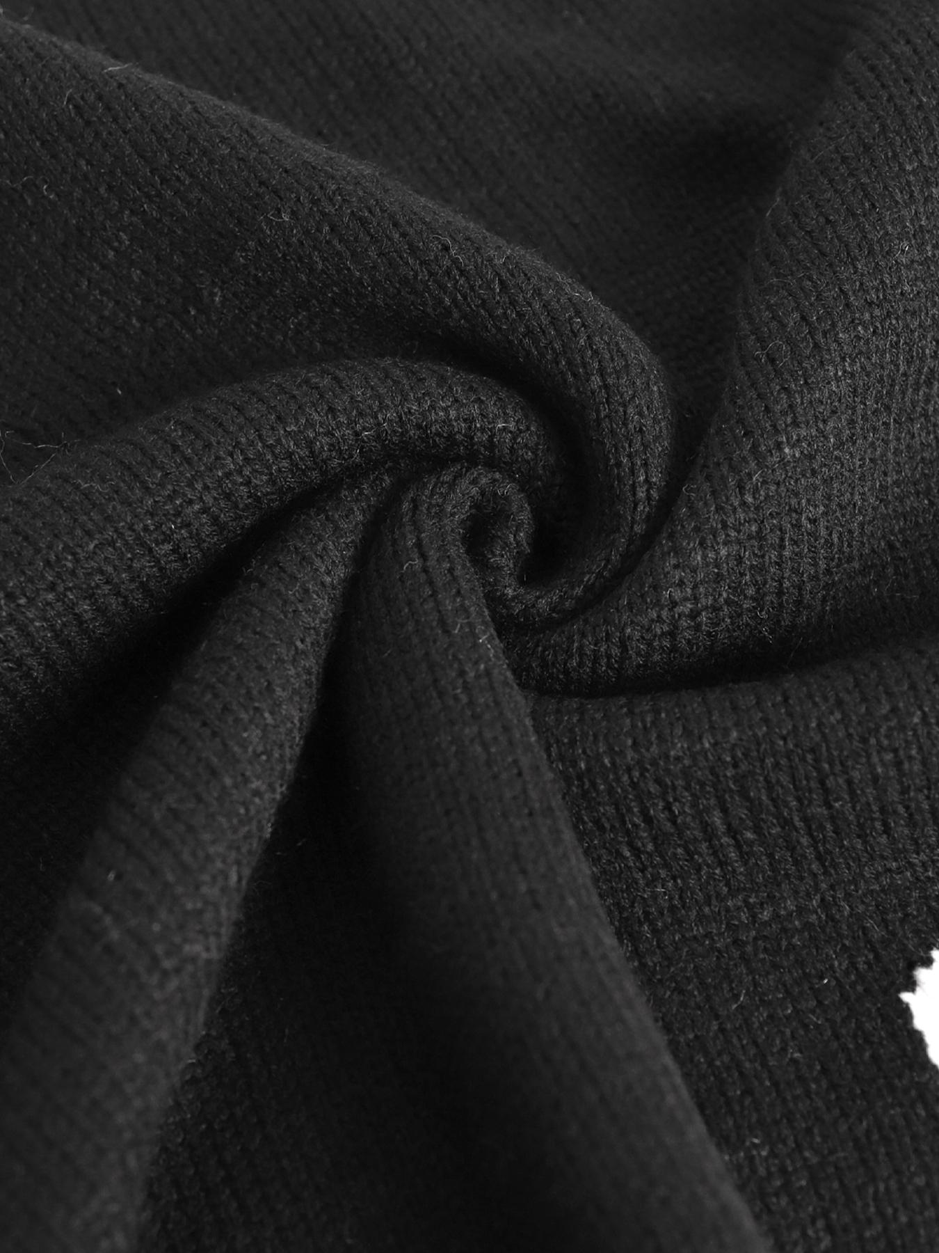 Women's Heart Print Drop Shoulder Sweater Dress, Casual Long Sleeve High Neck Jumper Dress for Fall & Winter, Fashion Women's Clothing for Daily Wear Womenswear Turtleneck