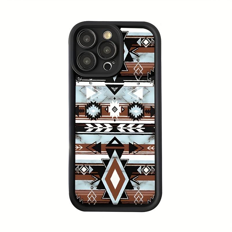 Trendy Full Protective Western Cowboy Culture Pattern Phone Case for IPhone 16 15 14 13 12 11 Pro Max Plus Luxury Shockproof Protection Back Cover