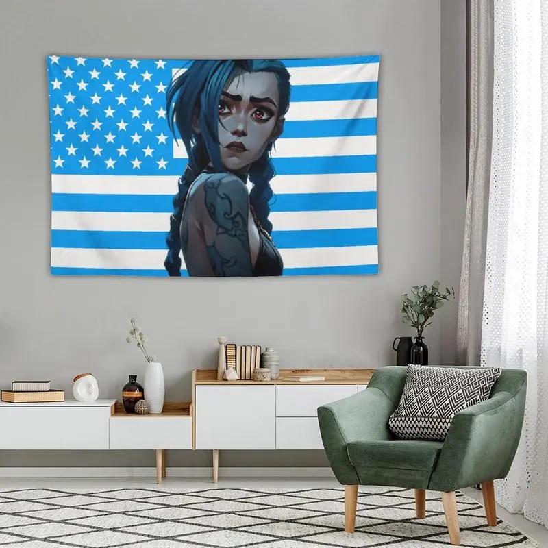Jinx wall tapestry poster for college dorm cave bedroom living room office party decoration gift Jinx wall tapestry poster for college dorm cave bedroom living room office party decoration gift