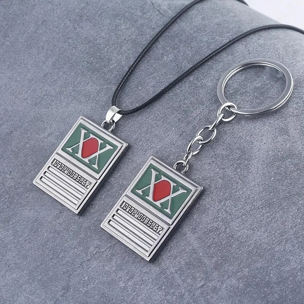 2026 new hot item Anime Hunter x Hunter Keychain GON FREECSS License Pendant Key Chain for Women Men Car Keyring Jewelry Accessories