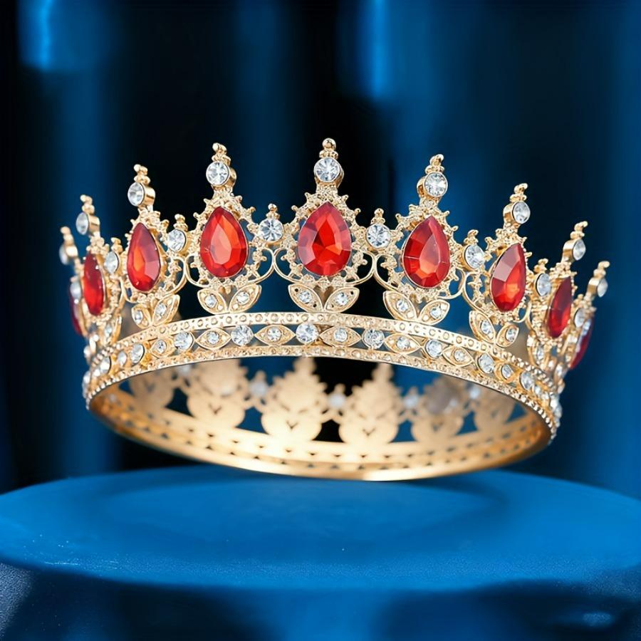 Exquisite Crystal Bridal Crown Headpiece Elegant Luxury Design For Weddings Birthdays And Formal Events Versatile Decor For Women And Cake Ornaments