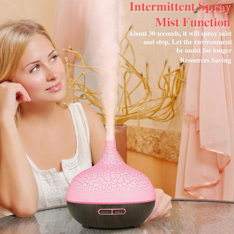 Crack color fragrance machine ultrasonic humidifier household fragrance enlarging bedroom bedside air spray essential oil lamp fragrance machine