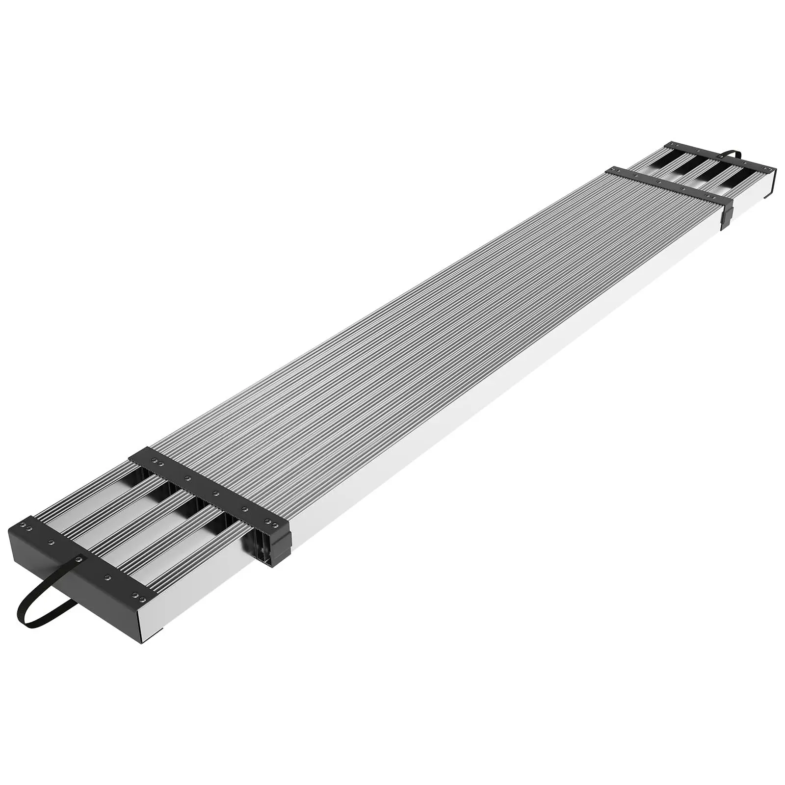 Heavy Duty Aluminum Telescoping Work Plank, Adjustable Scaffold Plank 6-15FT, 440 LBS Capacity, 12.5" Anti-Slip Platform for Ladder and Scaffolding