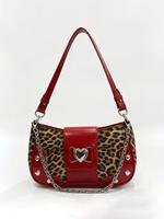 Red Leopard Print