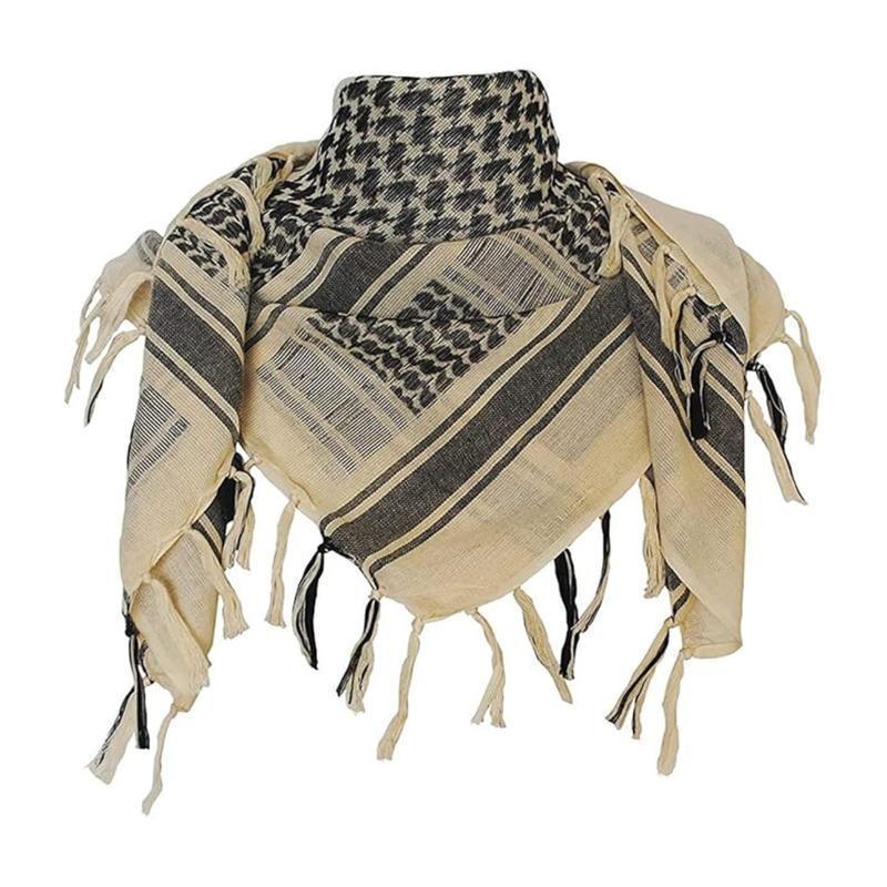 Winter Tactical Shemagh Scarf – Full Face Cover Keffiyeh Wrap for Cold Weather Outdoor Riding Windproof Warm