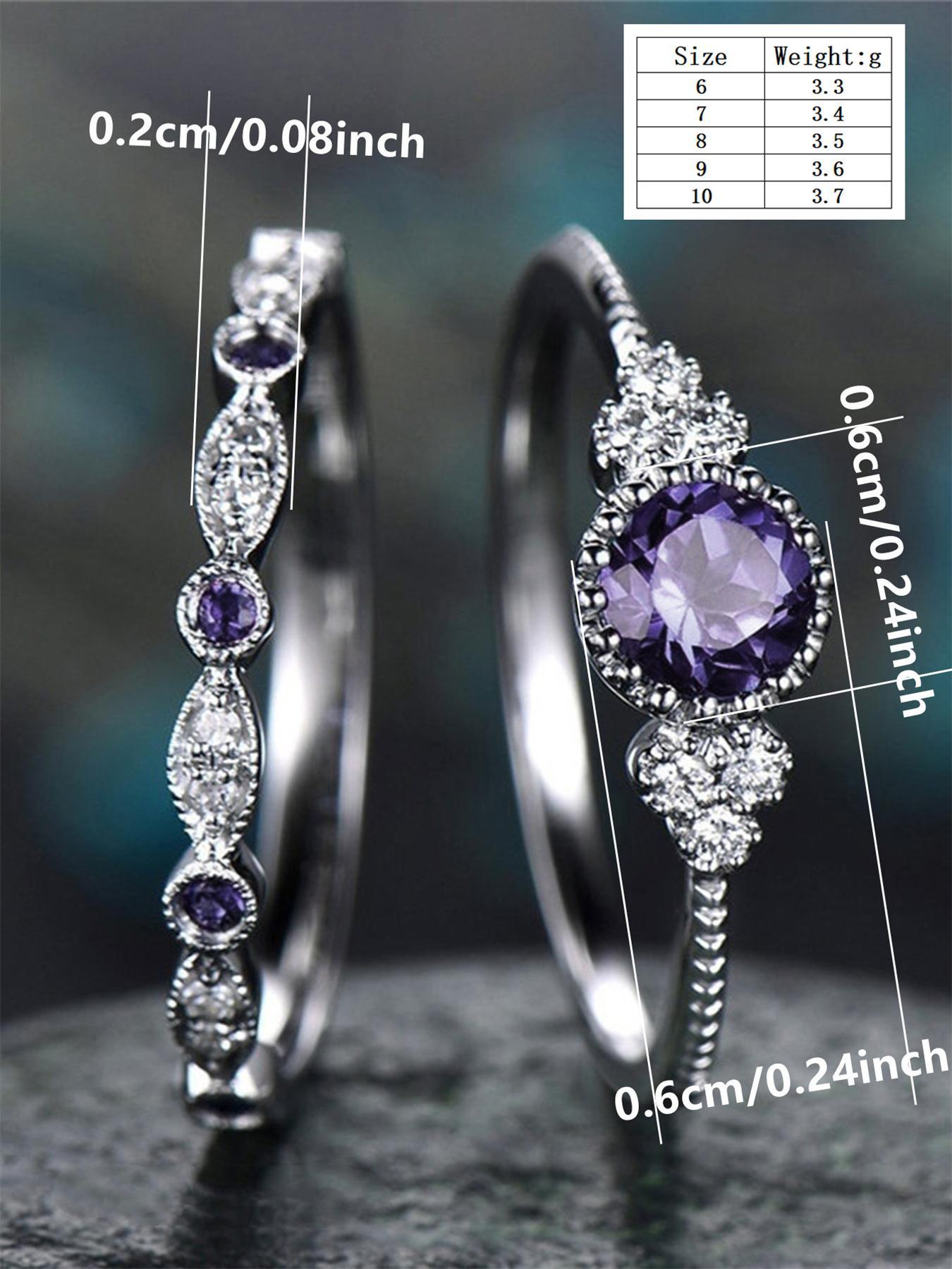 S925 Sterling Silver Luxurious Artificial Gemstone Decorated Rings, Engagement Rings, Elegant Gorgeous Jewelry for Wedding, Party, Daily Clothing Decor for Women