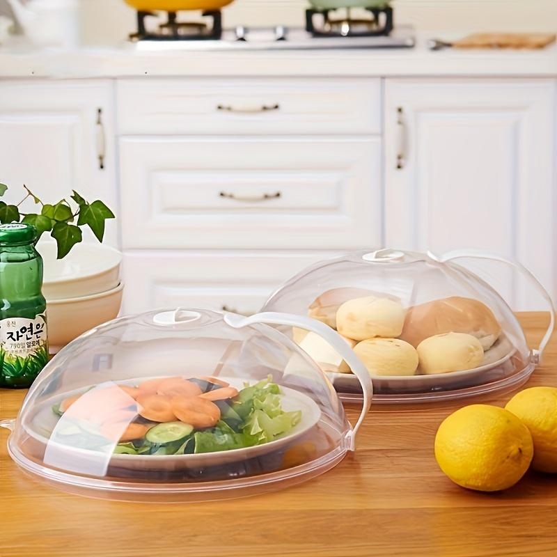 Microwave Splash Guard Cover with Steam Vent, Leak-Proof Durable PP Design, Ergonomic Handle for Comfortable Cooking, Perfect for Vegetables and Other Foods, Kitchen Cooking Accessory, Food Safe, Handheld #GLOBAL PICKS