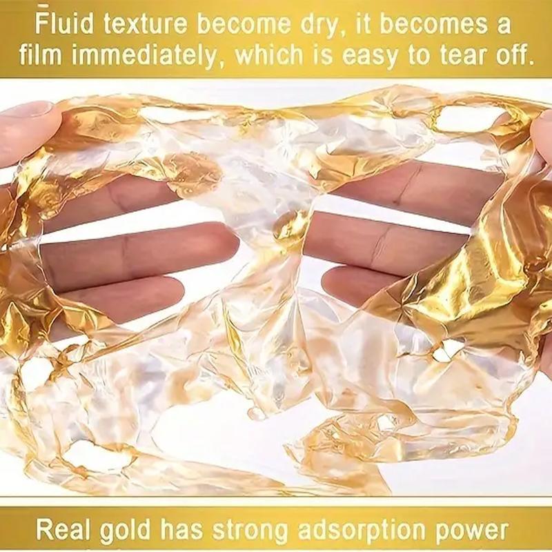 24k Gold Peel-off Mask, Deep Cleansing Oil Control Blackhead Removal Mask, Moisturizing Facial Mask, Suitable for All Skin Types