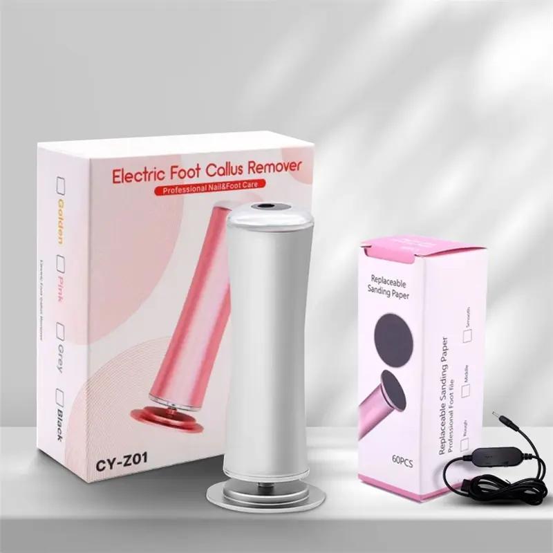Electric Foot File, Foot Dead Skin Remover With 60pcs Replacement Sandpaper, Callus Remover Tool, Pedicure Tool For Home & Travel