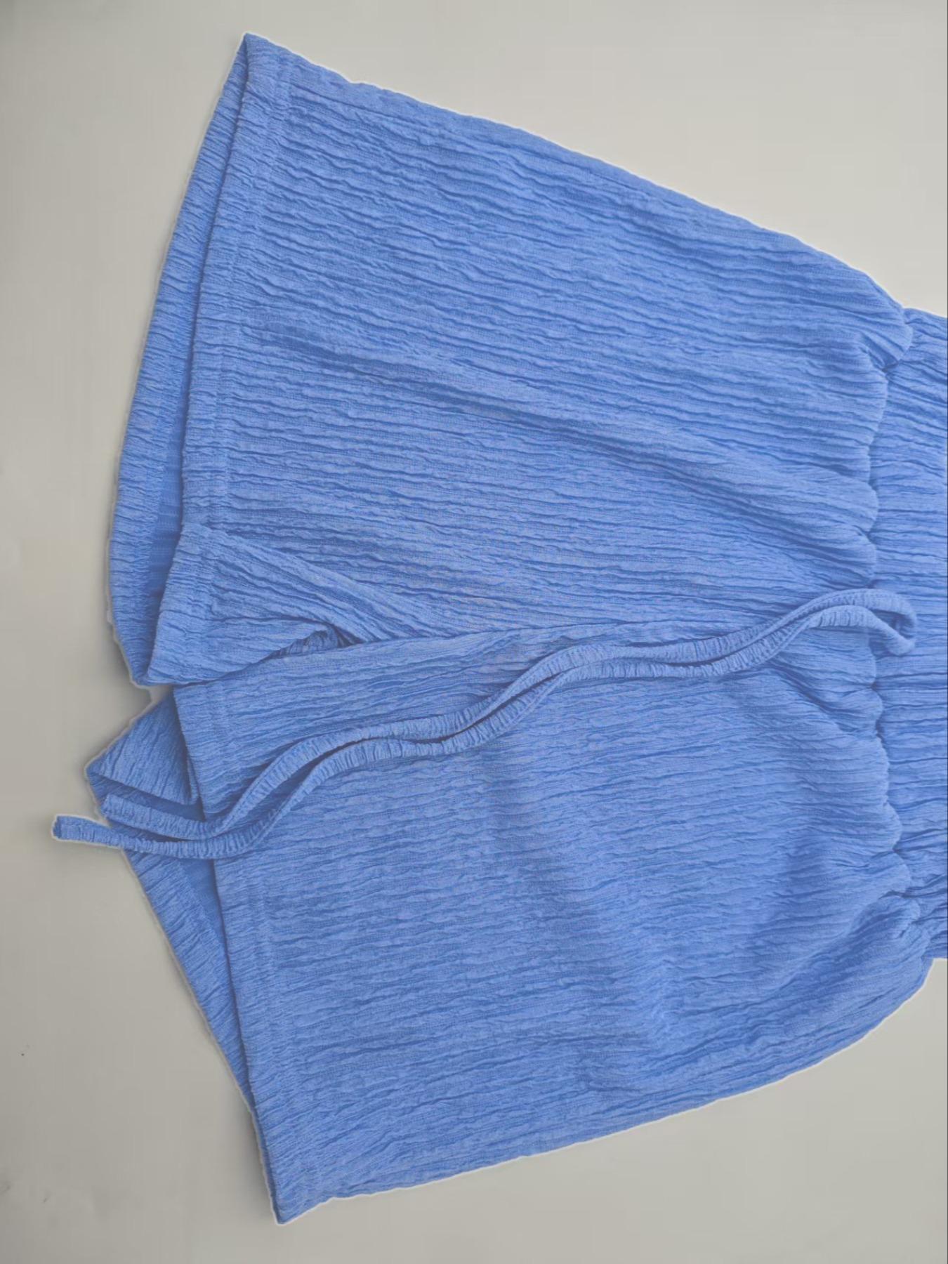 Women's Simple Fashion Solid Color Sporty Casual Tank Top and Shorts Set, Fitted Plain Style Crop Length Non-Outer Vest
